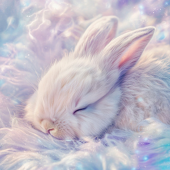 Panel śpiący króliczek wlk82