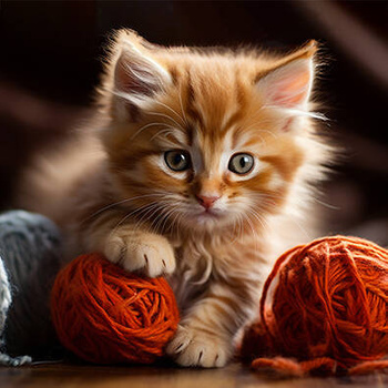 Panel słodki kociak wk167