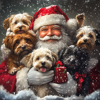 Panel święta, Mikołaj i psy