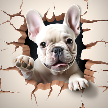 Panel pies Buldog Francuski wd170