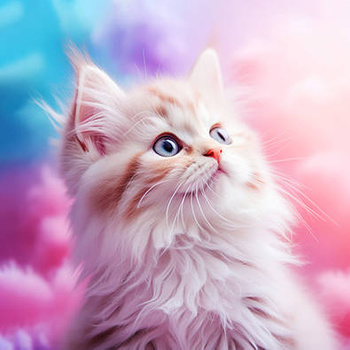 Panel słodki kotek wk144