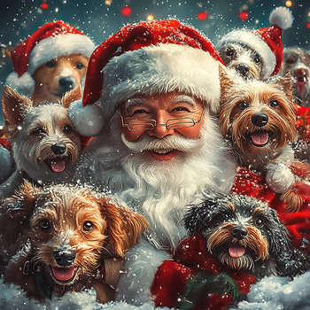 Panel święta, Mikołaj i psy