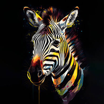 Panel dzikie zwierzęta zebra wf65