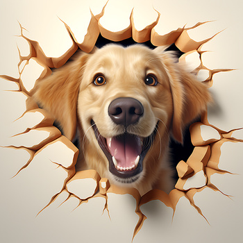 Panel pies Golden Retriever wd166