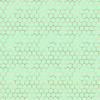 Panel złoty plaster miodu na mięcie wo20