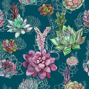 Panel sukulenty W925