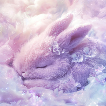 Panel śpiący króliczek wlk81