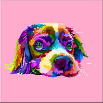 Panel pies Cavalier king charles spaniel W13