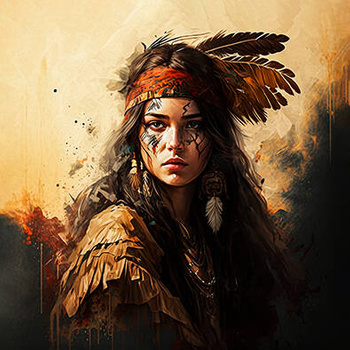 Panel kobieta boho wl67