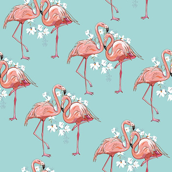 Panel ptaki flamingi wb17