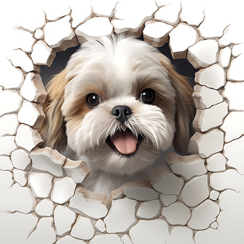 Panel pies Shih Tzu wd159