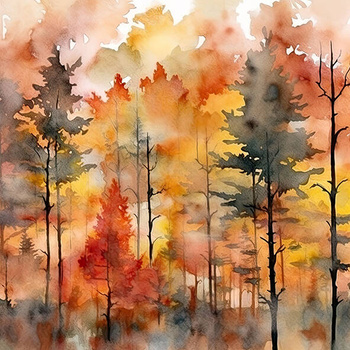 Panel jesienny las wfm272