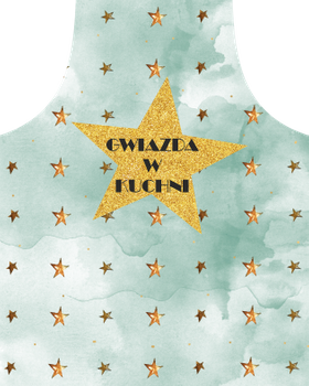 Panel na fartuszek gwiazda w kuchni