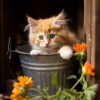 Panel psotny kociak wk215