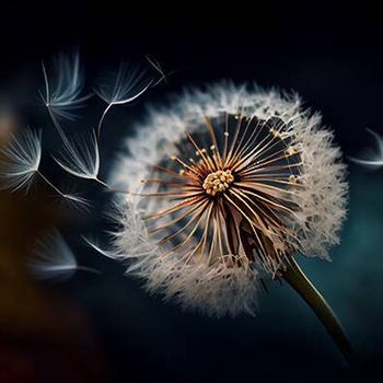 Panel kwiaty dmuchawce wr87