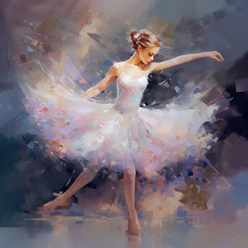 Panel kobieta, baletnica wl142