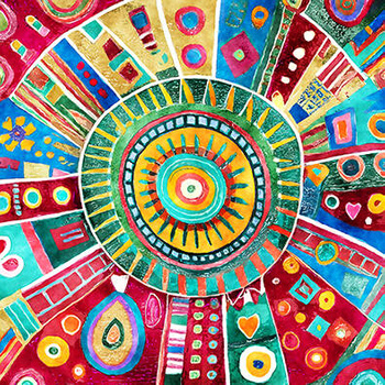 Panel kolorowa fantazja wba41