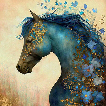 Panel koń vintage wh22