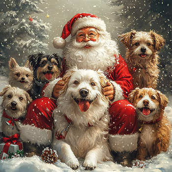 Panel święta, Mikołaj i psy