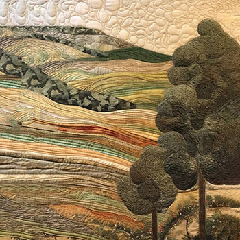 Panel pejzaż Toskanii patchwork wr123