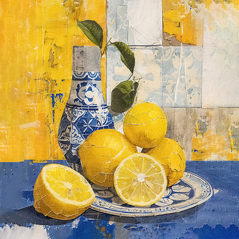 Panel owoce cytrynowa fantazja wr297
