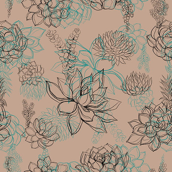 Panel sukulenty W924