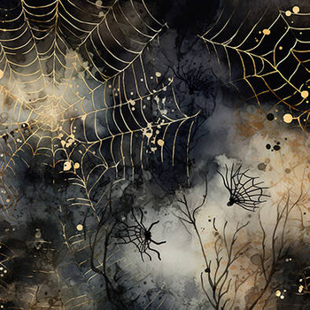 Panel pajęczyny i pająki