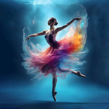 Panel kobieta w tańcu wl145