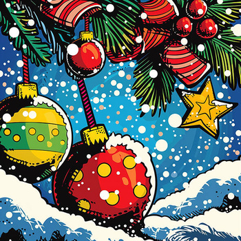 Panel święta w stylu Pop Art