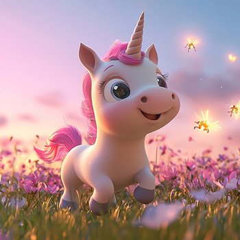 Panel bajkowy jednorożec "little pony" wft4