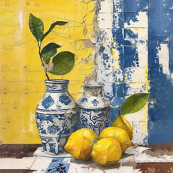 Panel owoce cytrynowa fantazja wr299