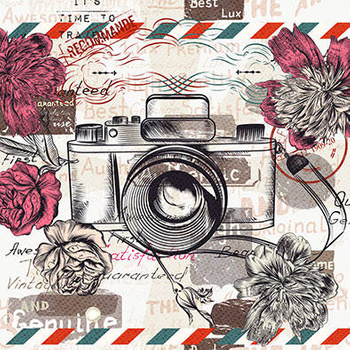 Panel aparat fotograficzny vintage whb1