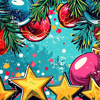 Panel święta w stylu Pop Art