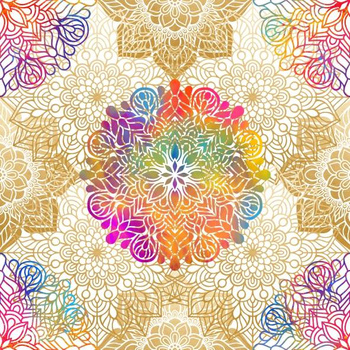 Panel mandale na białym wm3