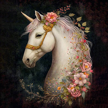 Panel jednorożec vintage wh18