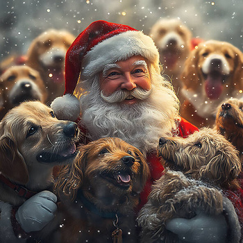 Panel święta, Mikołaj i psy