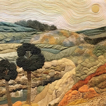 Panel pejzaż z Toskanii patchwork wr125