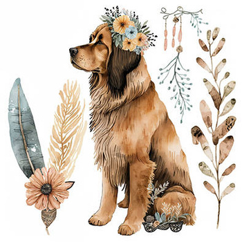 Panel boho pies leonberger wd85