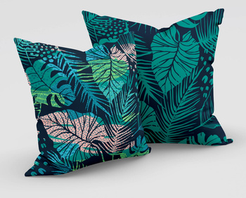 Panel na poduszkę liście monstery W128