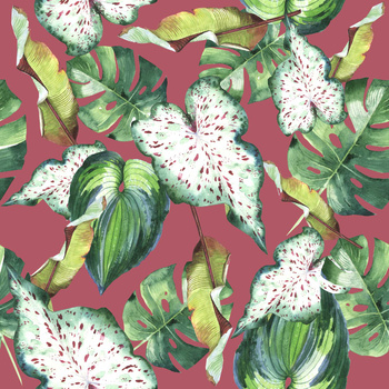 Panel liście monstery W901