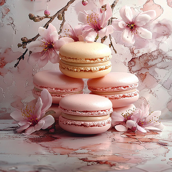 Panel cukiernia ciastka makaroniki wki06