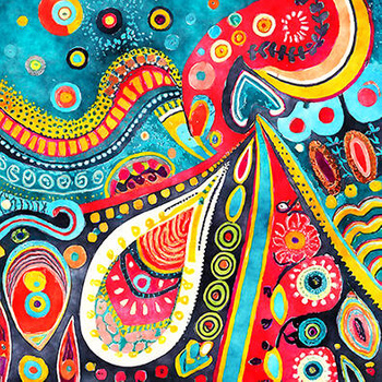 Panel kolorowa fantazja wba43