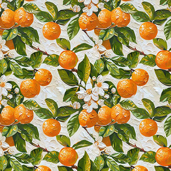 Panel owoce kwitnące mandarynki wr145