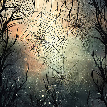 Panel pajęczyny i pająki