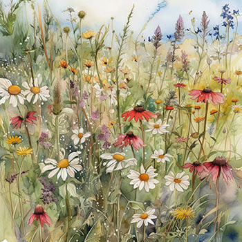 Panel polne kwiaty wr45