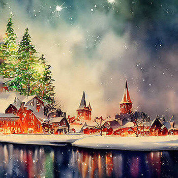 Panel świąteczna noc