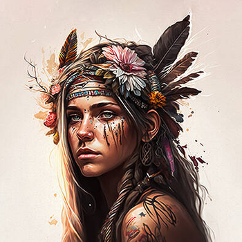 Panel kobieta boho wl63