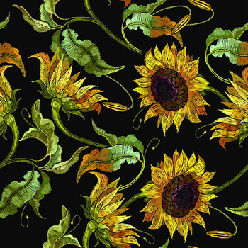 Panel kwiaty słoneczniki W911