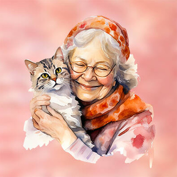 Panel babcia kociara wdb110