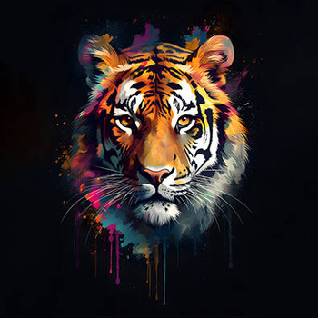 Panel dzikie zwierzęta tygrys wf67